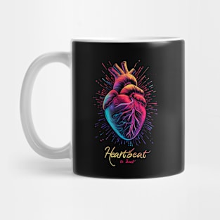 Heartbeat to beat - Pulse of life Mug